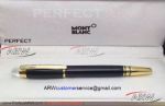 Perfect Replica Wholesale and Retail Montblanc Starwalker Rollerball Pen Black and Gold